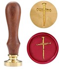 Jesus Christian Seal Wax Stamp Bronze Head With Handle  For Wedding  Cards