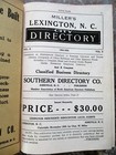 1955 Original Lexington  N c   City Directory With Every Resident   Business