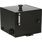 10 Gallon Steel Hydraulic Oil Tank - 2  Fnpt Suction Port - 1  Fnpt Return Port