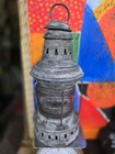 Antique Perko Marine Lake Hardware Co Nautical Lantern Lamp Nothing Inside Lamp 