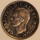 1944 Canada 25 Cents Anacs Ms62