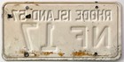 1958 Rhode Island License Plate