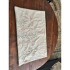 Embroidered Floral Pillow Cover