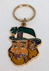 Vintage Irish Lucky Charm Keychain Shamrock Leprechaun St Patty s Day Keyring 