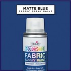 Tulip Colorshot Instant Fabric Spray Paint 3oz Blue Permanent Washable Color