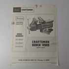 Vintage Sears Craftsman Owners Manual Instructions Lot Of 8