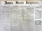 Lot Of 10 Original 1879 Issues Des Moines Iowa State Register From 145 Years Ago