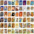 Playing Cards  poker Deck 54 Cards  Psychedelic Cats Vintage Louis Wain Art 050