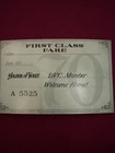 Dvc Disneyland 70th Disneyland Railroad Ticket Souvenir Magic Band Ticket