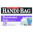 Handi-bag Hab6fw130 Super Value Pack  8gal  0 6mil  22 X 24  White  box Of 130 