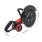 16   Electric Concrete Saw Wet dry Saw Cutter With Water Pump And Blade 4000w