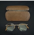 Vintage 1 10 12k Gold Filled Eyeglasses Wire Frame With Case 