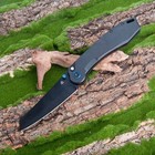 Pocket Knife  D2 Steel Blade  Black G10 Handle  Edc Knife For Hunting Camping