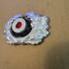 Ww2 Wwii German Heer Army Visor Cap Aluminum Cockade   Wreath Marked 15