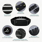 Running Belt Phone Holder Waist Pouch Slim Water Resistant Bum Bag Us