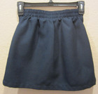 Izod Girls Size 8 School Uniform Skirt Skort Solid Navy Blue Undershorts Pleated