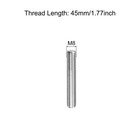 5pcs Fully Threaded Rod M8x45mm 1 25mm Pitch 304 Stainless Steel Right Hand