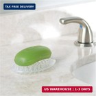 Plastic Soap Dish  Soap Saver  And Kitchen Sponge Holder - Set Of 3  0 75    X 3 2