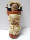 Vintage Navajo Toy   Doll Sized Cradleboard W  Doll - Nice Cond - Xlnt Gift
