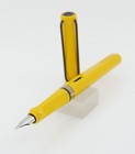Lamy Safari 3rd Gen Yellow   Black Fountain Pen - 1990 s - 1 5mm Stub Nib
