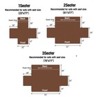 Sofa Cover Washable Pet Kids Friendly Quilted Non Slip Strap Couch Protector Mat
