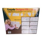 Vtg 1983 Crayola Designer Kit For Interiors  5610 New Sealed Rooms House Home 