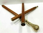 Designer Brass Nautical Long Head Handle Vintage Style Wooden Walking Stick Can