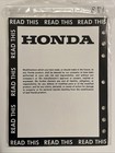 1989 Genuine Honda Trx300 Set-up Instructions Manual Guide Paperwork Trx  173