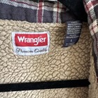 Wrangler Premium Sherpa Lined Flannel Shirt Jacket Men   s L Plaid Fleece