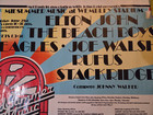 The Eagles Elton John Beach Boys Henley Walsh Real First Printing Concert Poster