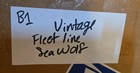 B1 Vintage Fleet Line Sea Wolf Battery Operated Toy Boat-see Details Us Seller