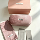 2026 Brand New Miu Miu Velvet Hard Sunglasses Case And Box Large Uk