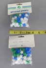New Packaged 1980s Vintage Girl Scouts Jewelry Pop Beads Coin Seal Stickers Lot