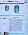 Vintage Rare 1950 s Altec 632c Dynamic Microphone W Accessories Hi Z Harp Mic  3
