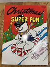 Christmas Super Fun Coloring   Activity Book P s i    Associates 3 Vintage 90s