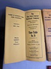 Vintage New York Central Books Timetables Rules Operating Instruction Books Lot