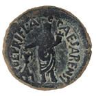 Trajan 98-117 Ad Ae29 Ancient Roman Provincial Bronze Coin Caesarea Maritima