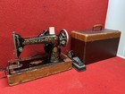 Used 1910s Vintage Singer Red Eye G Series Sewing Machine  g4027228 W  Case