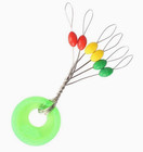 60 Medium Color Bobber Stops Oval Weight Pegs  free Ship Usa