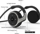 Behind The Head Headphones  Bluetooth 5 0 Neckband Around Head Headphones Lig   