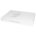 Wedding Planner Diary Organiser Book White Cover With Silver Wording
