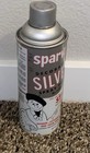 Vintage Sparvar Spray Paint Can Silver Full S-350 