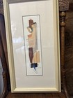Vintage 1960s Abstract Signed Lithograph Set 2 Of 4 The Other Side Alfred Gockel