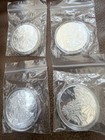 Four - Novelty  Coins -non Authentic  Liberty 2024 Dollars