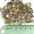 30 Grams 50 Gears 25 Wheels Steampunk Watch Parts Hands Watchmaker Repair Lot