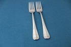 2 Salad Forks Gorham Colonial Tipt 18 8 Stainless Japan Light Use 7 