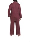 Lands  End Women s Cotton Flannel 2-piece Pajama Set Pink Size M