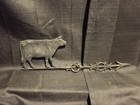 Antique Cow Weathervane For Lightning Rod