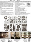 New Iod 2024 Holiday Gloria   retired   Paint Inlay 8 Sheets  12  X 16 