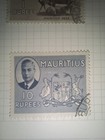Mauritius Kgvi Definitives 1c-10r Used Stamp Set Collection Album Page